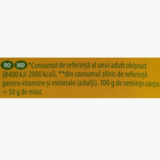Semințe floarea-soarelui negre, fără sare 100g