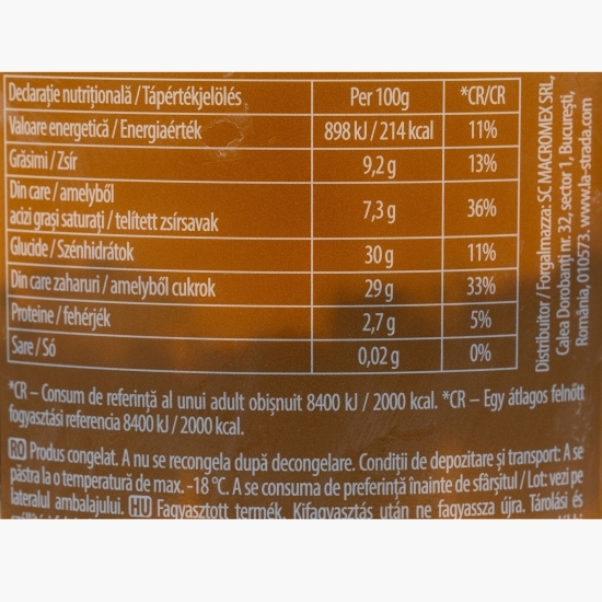 Înghețată cu cafea, vanilie și biscuiți amaretto A Strati, 473ml (330g)