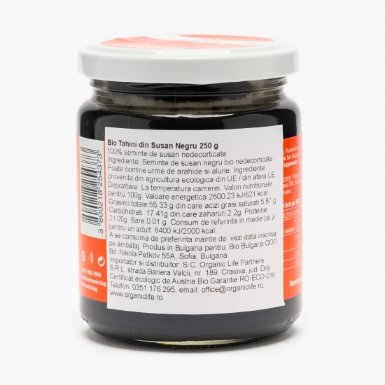 Pastă tahini din susan negru eco 250g