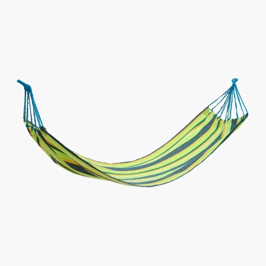 Hamac green stripes 200x80cm