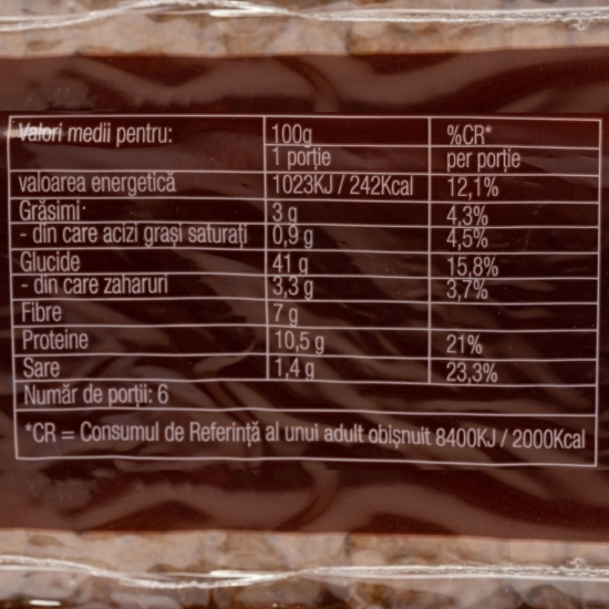 Pâine toast integral 600g