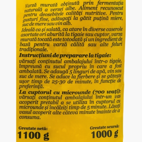 Varză murată, tocată 1.1kg