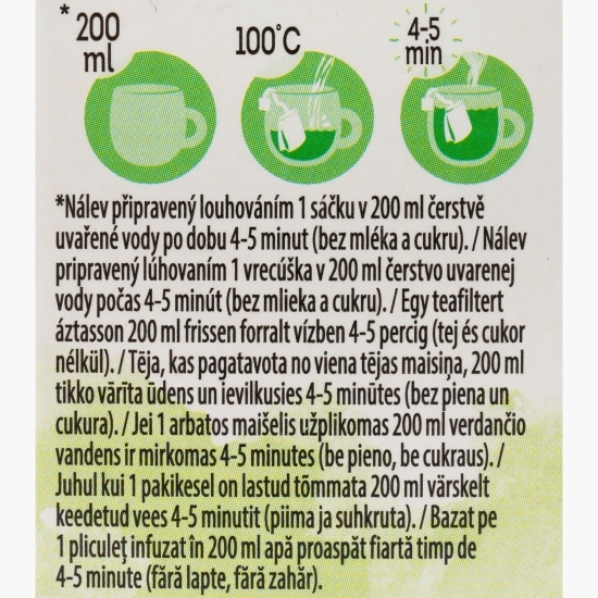 Ceai cu aromă de mentă și citrice, 20 plicuri 