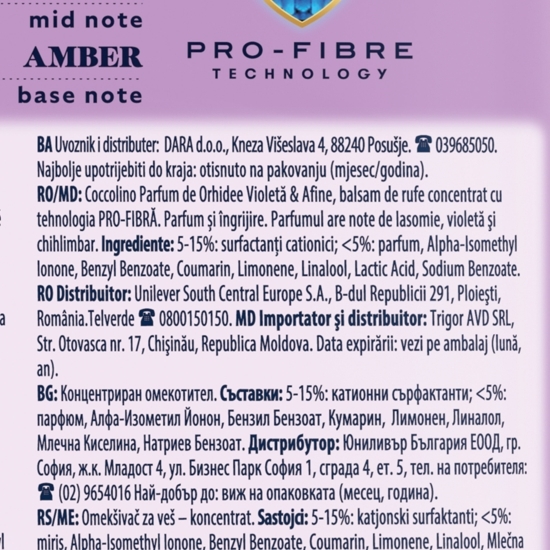 Balsam de rufe Purple Orchid & Blueberries, 51 spălări, 1.275l