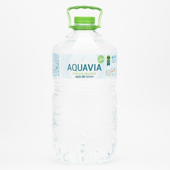 Apă plată de izvor natural alcalină Ph 9.4, 5 l
