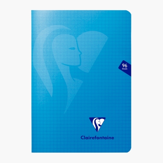 Caiet capsat de matematică A5, 48 file, 90 g/mp, albastru, Clairefontaine Mymesys
