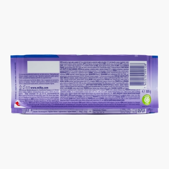 Ciocolată cu lapte umplută cu cremă și biscuiți Oreo 100g