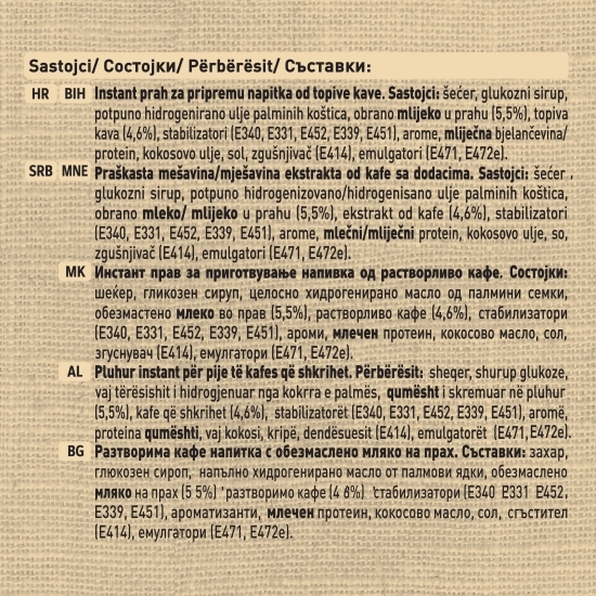 Creamy Latte 3în1 plicuri 28x15g, cafea instant 
