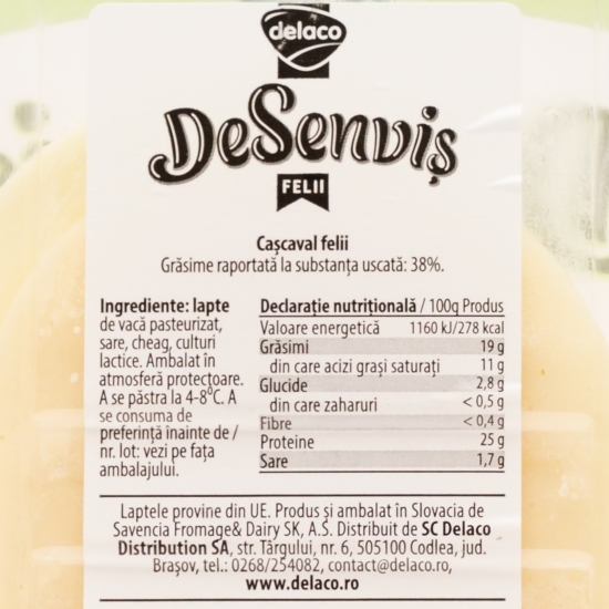 Cașcaval DeSenviș felii 100g