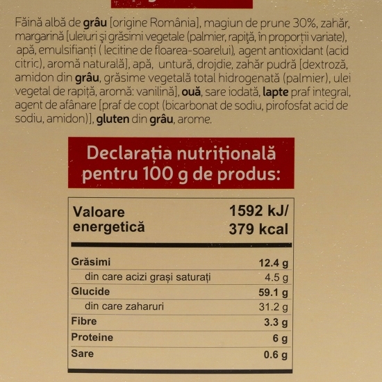 Cornulețe cu magiun de prune 200g
