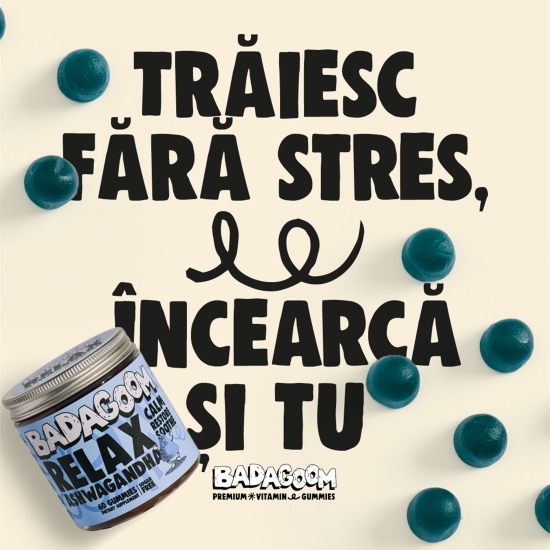 Jeleuri gumate cu Ashwagandha Relax, 60 buc