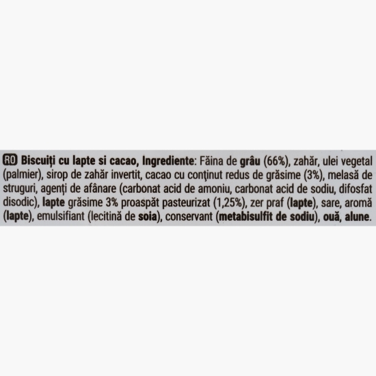 Biscuiți Petit Beurre cu lapte și cacao 450g