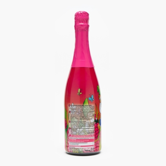 Spumant fără alcool cu zmeură 0.75l