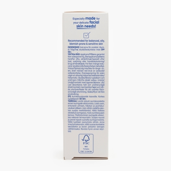 Fluid pentru ten cu SPF50+ și niacinamidă Derma Skin Clear 40ml  