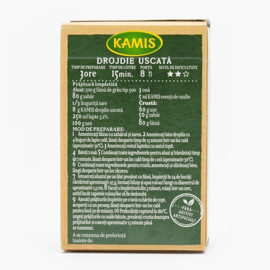 Drojdie uscată 6 plicuri x8g