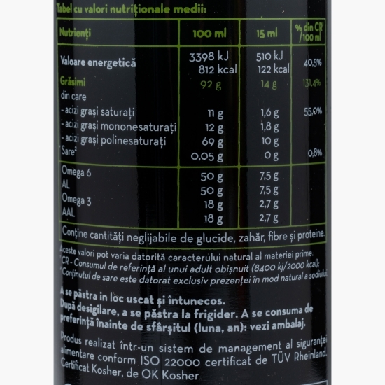Ulei de cânepă eco 250ml