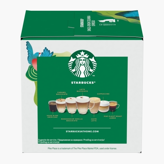 Espresso single-origin Colombia, 12 băuturi, 66g, capsule cafea