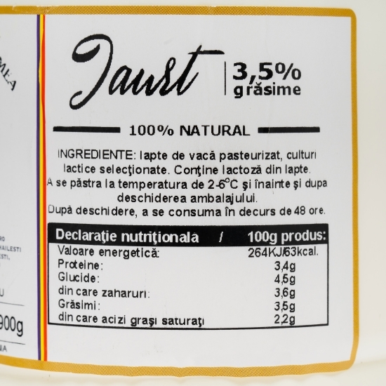 Iaurt 3.5% grăsime, 900g
