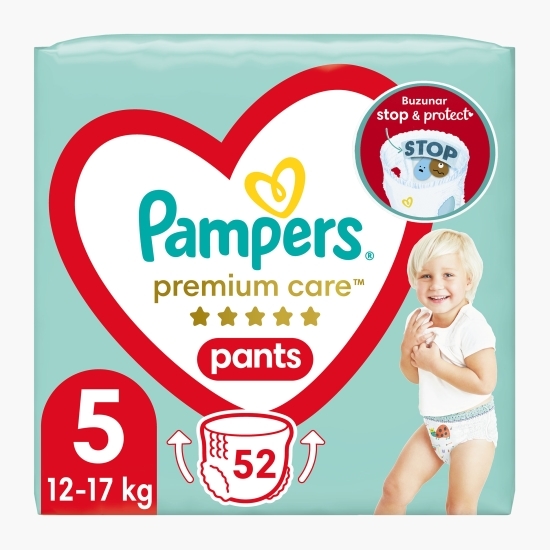 Scutece chiloțel Pants Premium Care Mega Box mărimea 5, 12-17kg, 52 buc
