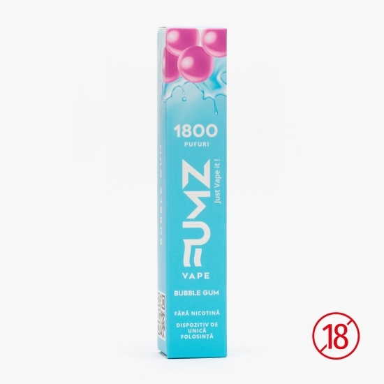 Țigară electronică BubbleGum 0mg/ml, fără nicotină, 1800 puffs