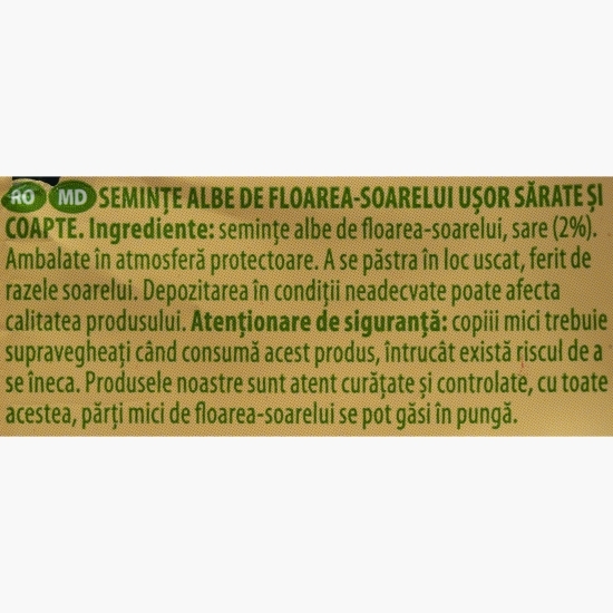 Semințe floarea-soarelui albe, ușor sărate 100g