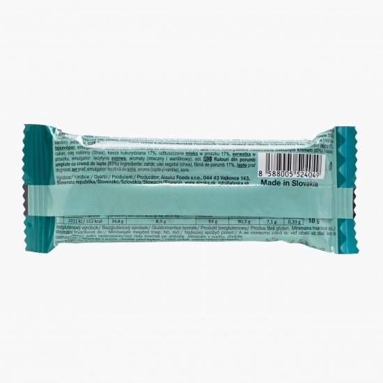 Rulouri din porumb fără gluten umplute cu cremă de lapte 18g