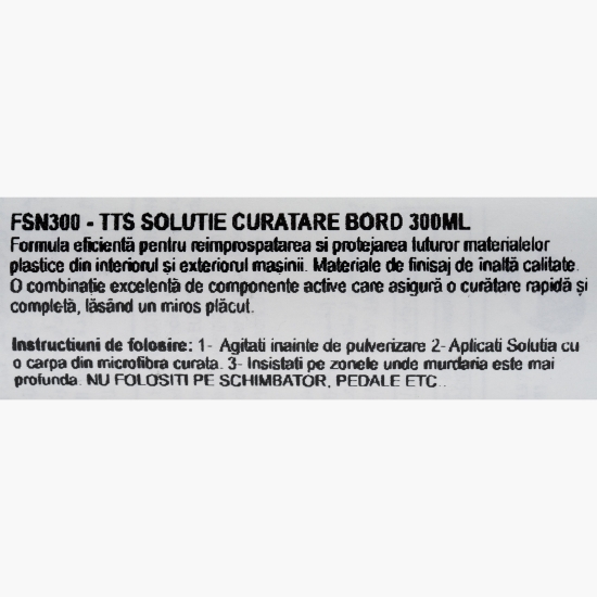 Soluție curățare bord, cu pulverizator 300ml