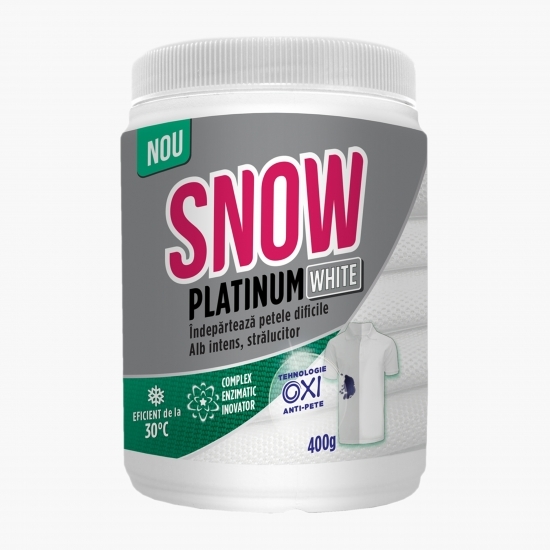 Pudră Platinum White pentru îndepărtarea petelor, 400g 