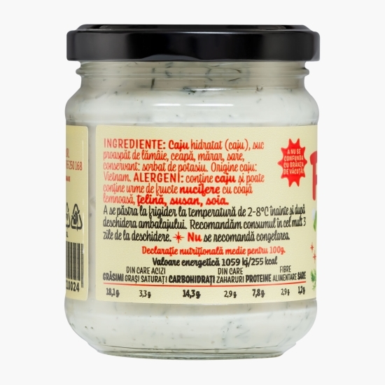Pastă tartinabilă de caju cu ceapă şi mărar 200g