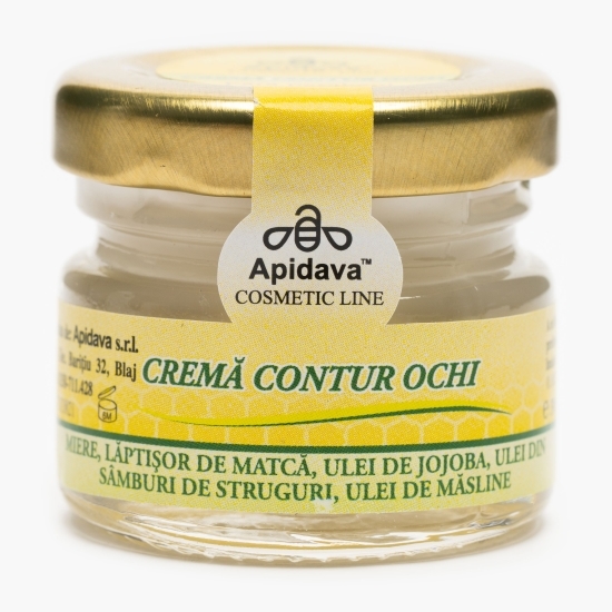 Cremă contur ochi cu miere, ulei de Jojoba și lăptișor de matcă 30ml