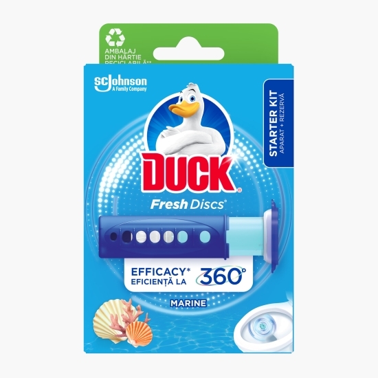 Aparat pentru curățarea toaletei Fresh Discs marine 36ml