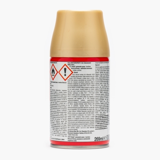 Rezervă odorizant cameră automatic spray Peony & Cherry 269ml