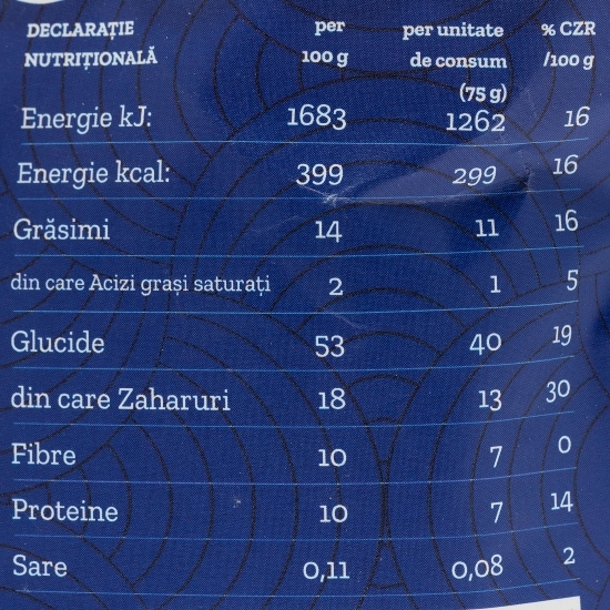 Granola cu alune de pădure și mere 300g