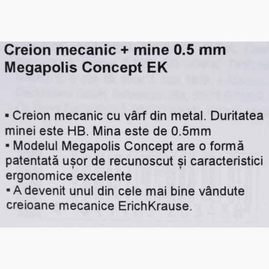 Creion mecanic 0.5 + mine