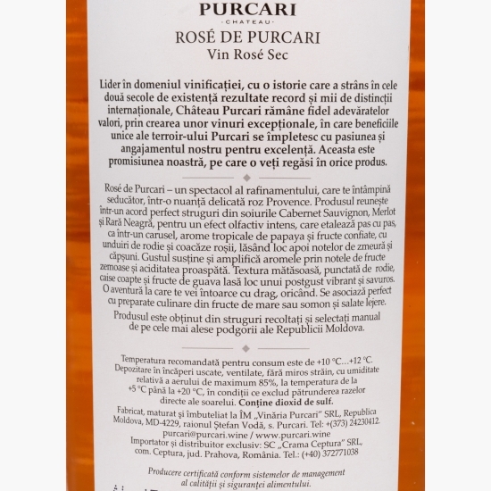 Vin rose sec, 13.5%, 0.75l