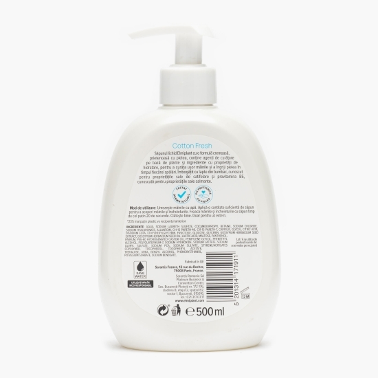 Săpun lichid cremă Bumbac & Provitamina B5, 0.5l