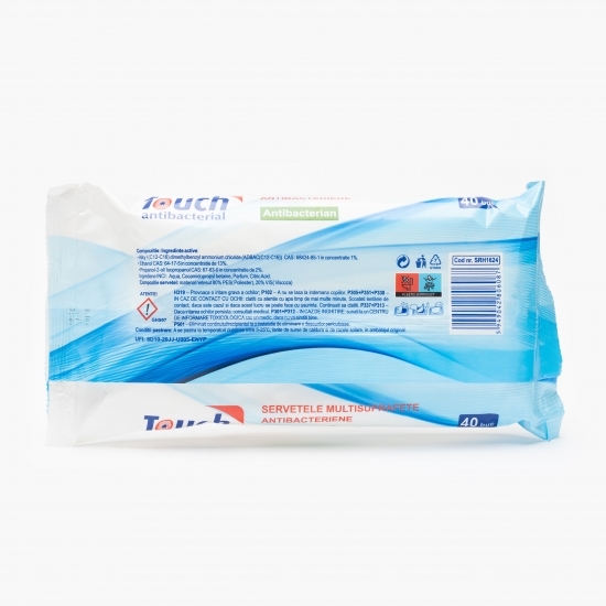 Șervețele umede multisuprafețe antibacteriene 40 buc