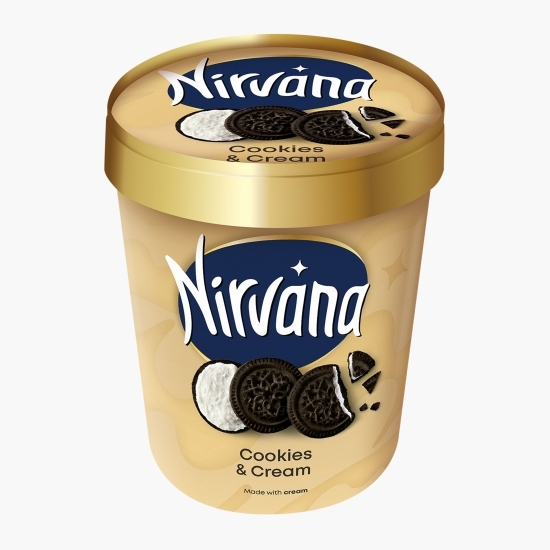 Îngheţată Cookies & Cream, 420ml (302g)