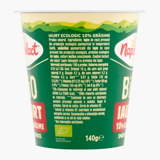 Iaurt smântânos eco 10% grăsime, 140g