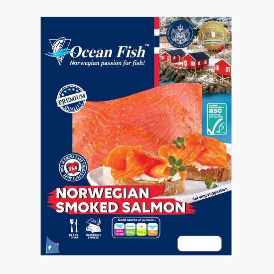 File de somon norvegian afumat 150g