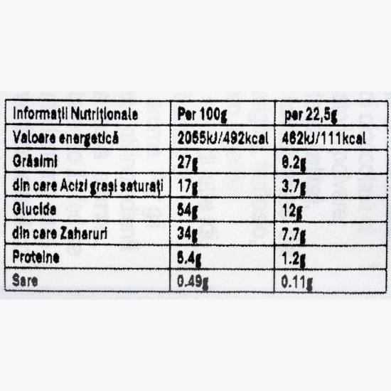 Biscuiți cookies cu ciocolată și fulgi de cocos 180g
