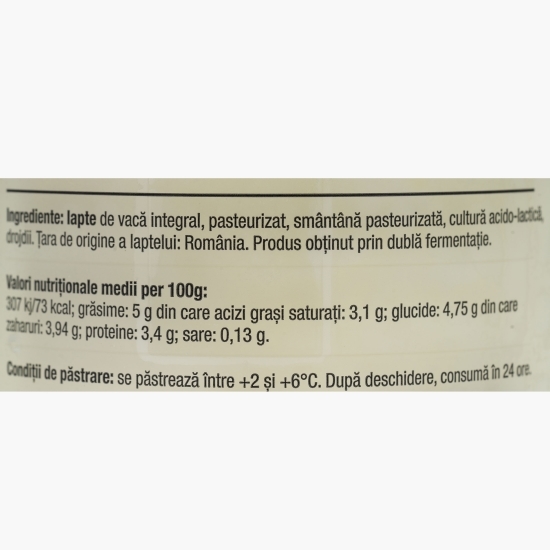 Kefir 5% grăsime, 300g