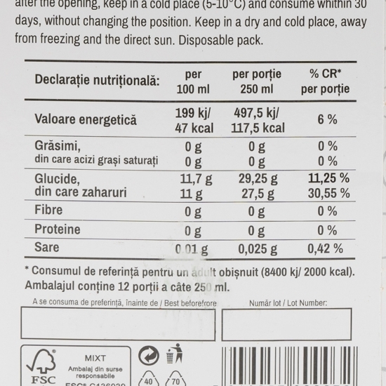 Suc natural de mere și soc 3l