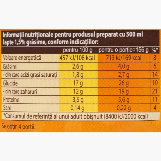 Mix pentru desert Crème Olé cu gust de ciocolată și portocale 110g