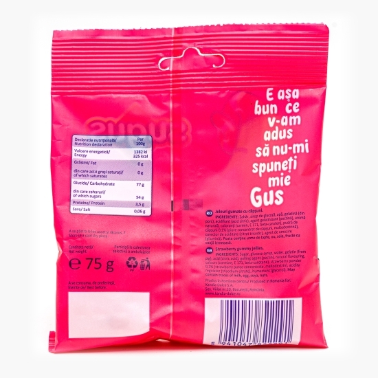 Jeleuri cu căpșuni BabyFruct 75g