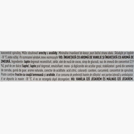Înghețată de vanilie și zmeură Minions 6x60ml (6x33g)