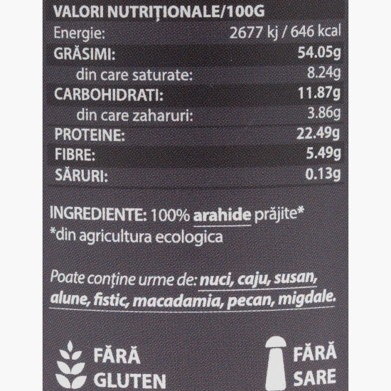 Cremă de arahide eco, smooth 250g
