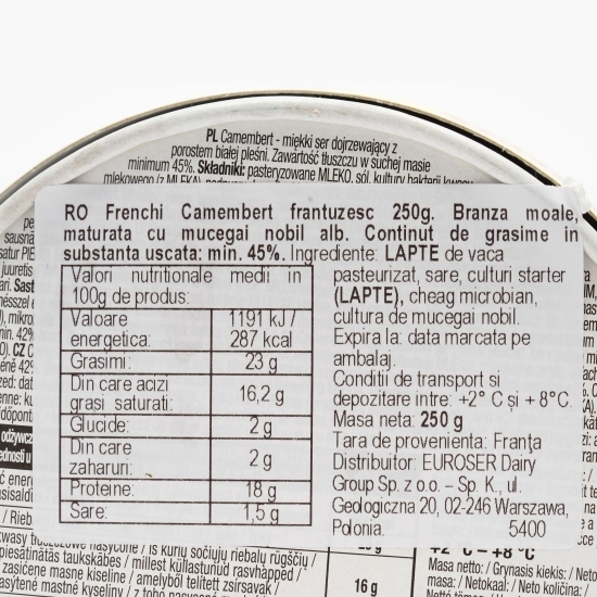 Brânză Camembert 250g
