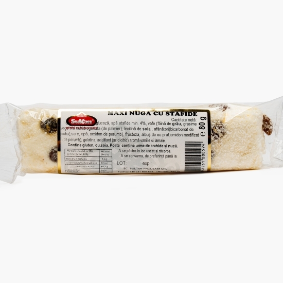 Maxi nuga cu stafide 80gr 