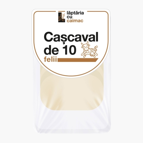 Cașcaval de 10, felii 120g